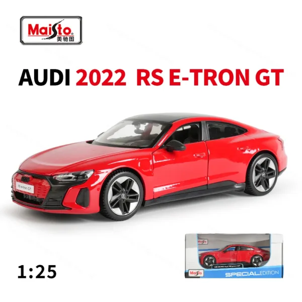 Maisto 1:25 Audi RS e-tron GT Model Car - Image 8