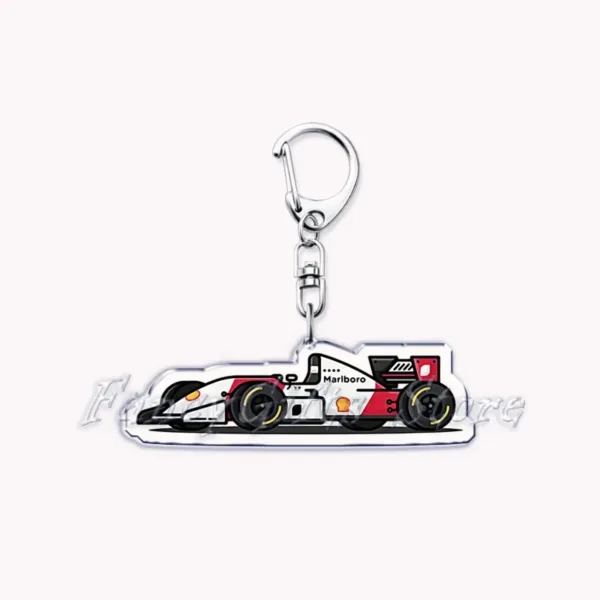 Classic Japanese Racing Cars Keychain Pendant - Image 19