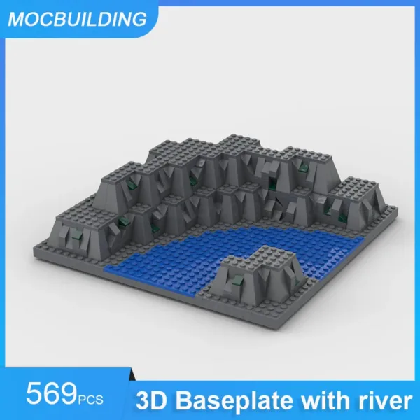 MOC Building Blocks Modular Rock Set 1119PCS - Image 3