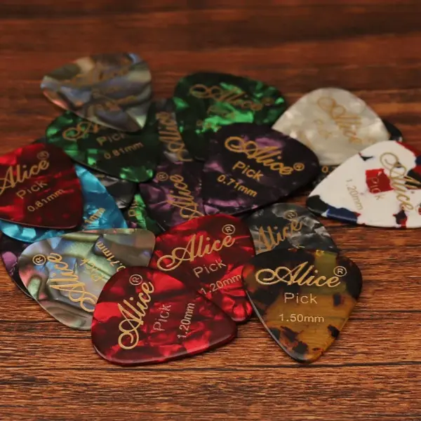 Mixed Celluloid Guitar Picks Set 30/50 Pcs - Image 4