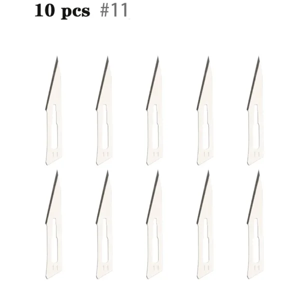 10pcs Steel Blades for Wood Carving Tools - Image 8