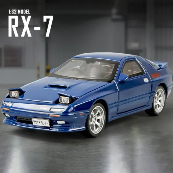 1:32 Mazda RX7 FC Alloy Diecast Car Model - Image 10