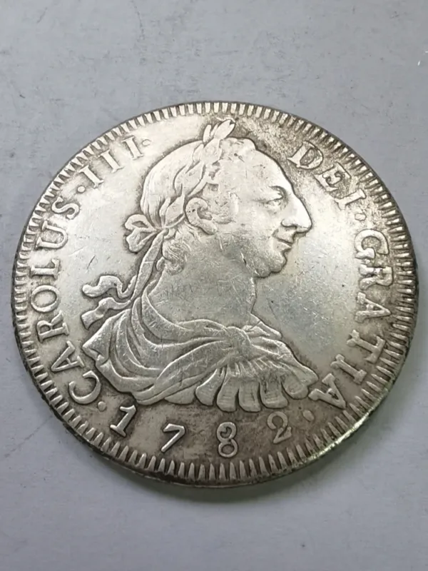 Bolivia 8 Reales Charles III Silver Plated Coin - Image 17