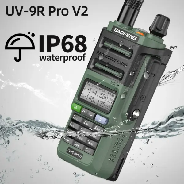 Baofeng UV-9R Pro V2 Waterproof Walkie Talkie - Image 5