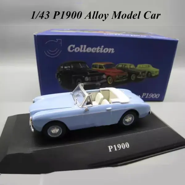 P1900 Alloy Convertible Model Car 1:43 Scale