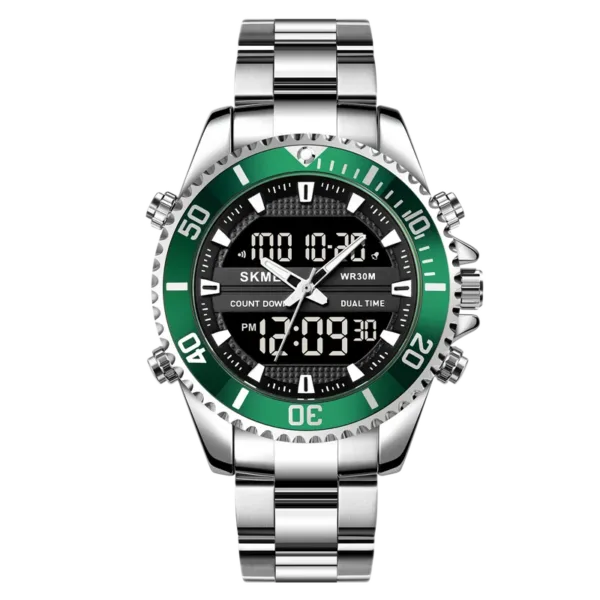 SKMEI Stainless Steel Digital Sport Watch - Image 7