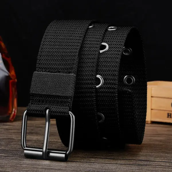 120 cm Versatile Canvas Belt for Men - Image 3