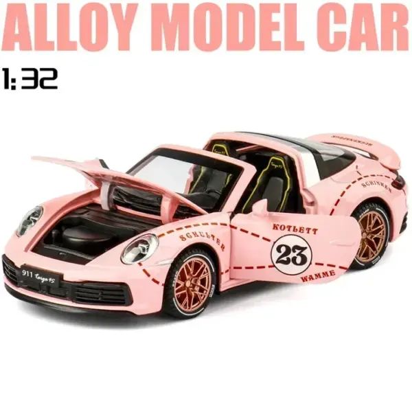 Porsche 911 Targa 4S Diecast Car Model - Image 7