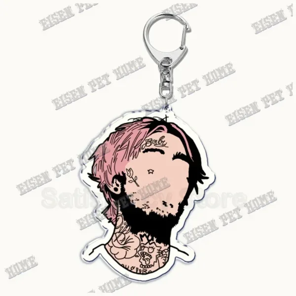 Lil Peep Acrylic Keychain Pendant Gift - Image 11