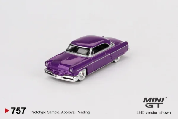 1/64 Scale Purple Metallic Lincoln Capri Model - Image 3