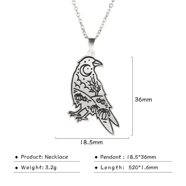 Stainless Steel Animal Pendant Necklace - Image 16