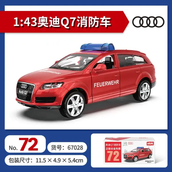 1:43 Audi A7 RS7 Diecast Pullback Car Model - Image 10