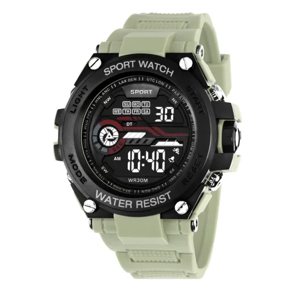 YIKAZE Men's Digital Sports Watch 51mm Waterproof - Image 9