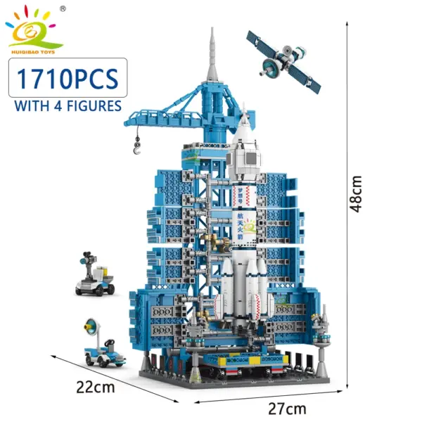 HUIQIBAO Space Shuttle Building Blocks Set - Image 26