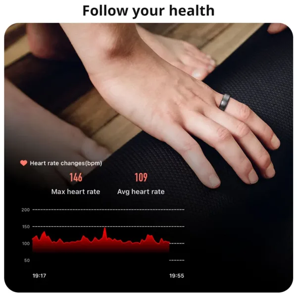 COLMI R06 Smart Ring Heart Rate Monitor - Image 3