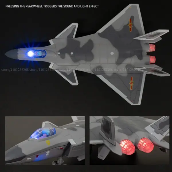 Pullback Jet Fighter Model with Lights and Sound - Image 3