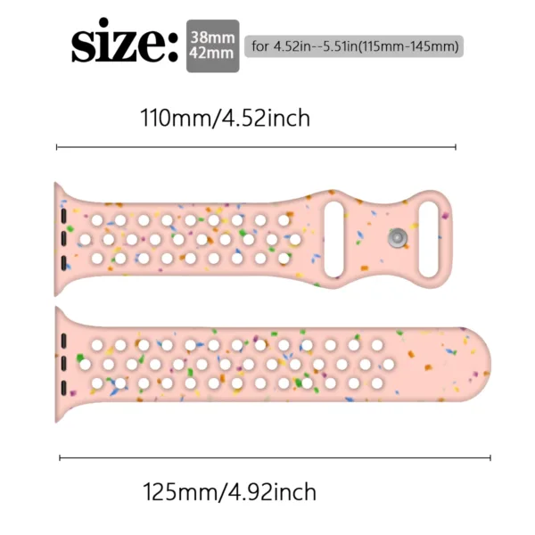 Silicone Soft Band for Apple Watch Series - Image 6