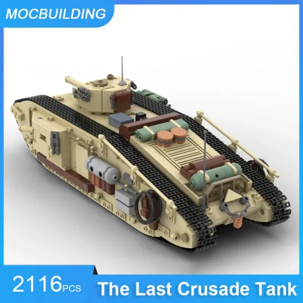 MOC Military Tank Model 2116PCS Building Set - Image 2