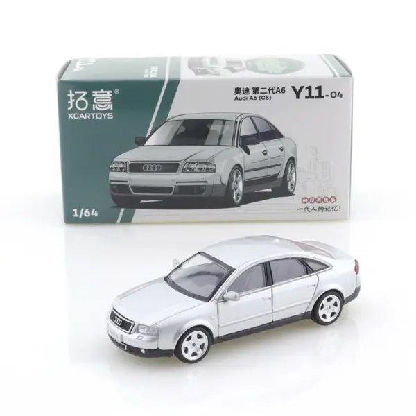 1/64 Audi A8L Diecast Car Model Toy - Image 7