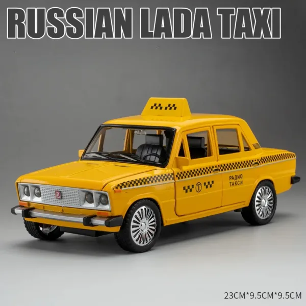 1:18 Alloy Russian LADA TAXI Model Car - Image 7