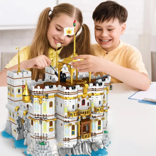 4168PCS Royal Bay Castle Building Blocks Set - Image 5