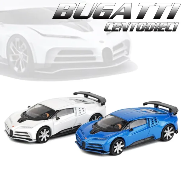 1/64 Scale Bugatti Diecast Model Car Collection - Image 6