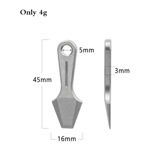 Mini Titanium Alloy Multifunction Crowbar Tool - Image 14