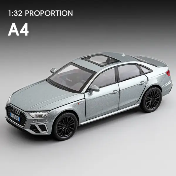 1:32 Audi A4 Diecast Metal Model Car - Image 8