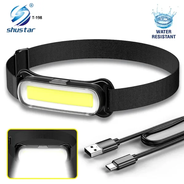 Rechargeable LED Headlamp T-198 for Outdoor Use