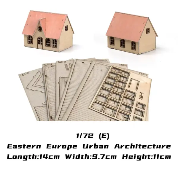 1/72 Eastern Europe Wooden Assembly Model Set - Image 8