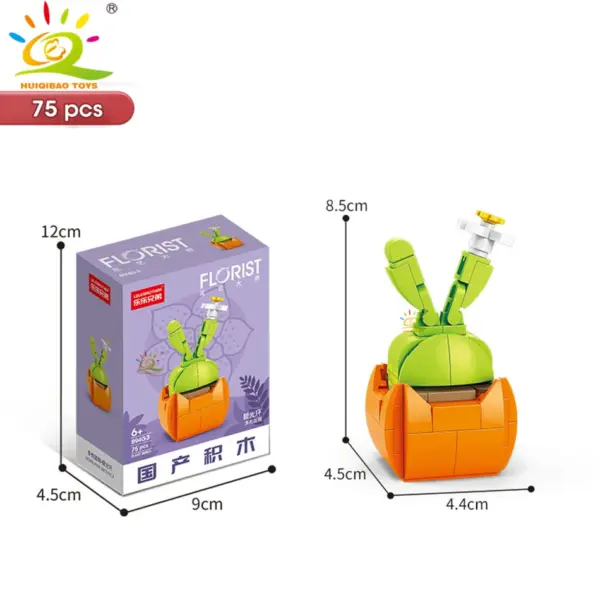 DIY Flower Succulent Building Blocks Set - Image 17