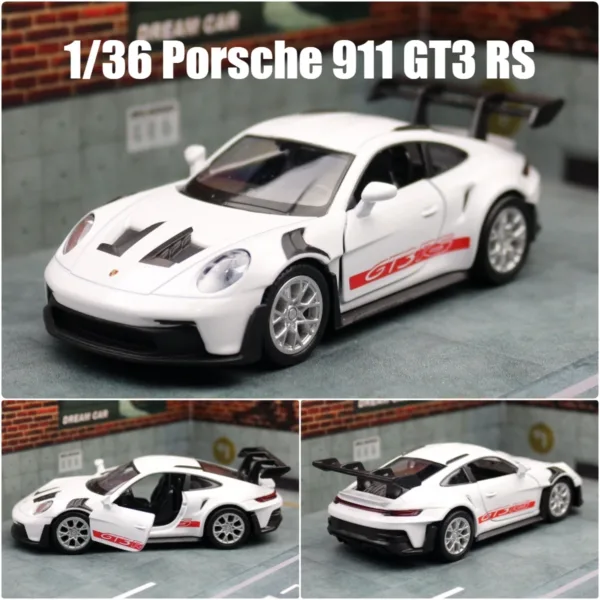 1/36 Porsche 911 GT3 RS Diecast Model Car - Image 15