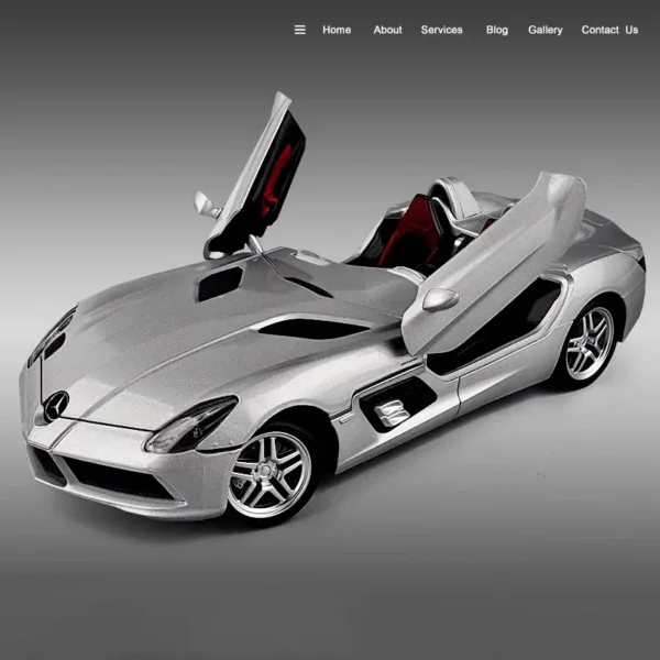 1:24 Mercedes-Benz SLR Stirling Moss Model Car - Image 7