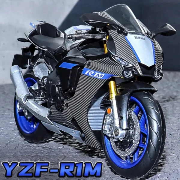 1:12 Yamaha YZF-R1M Motorcycle Diecast Model