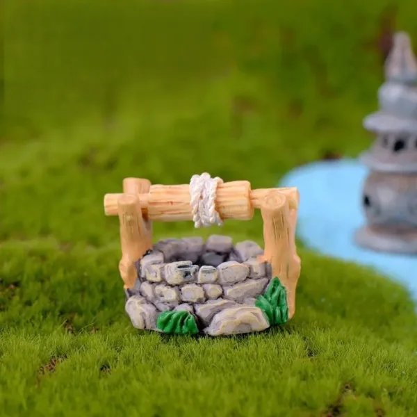 Miniature Fairy Garden Water Well and Bridge - Image 27