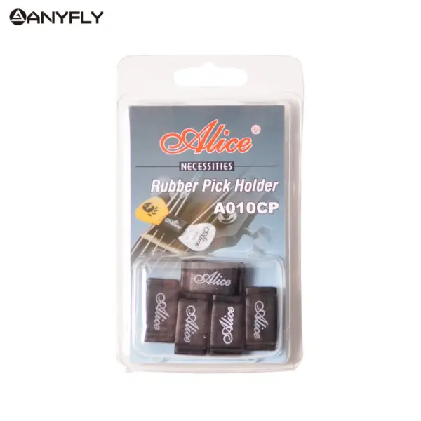 Alice 5pcs Rubber Pick Holders for Instruments