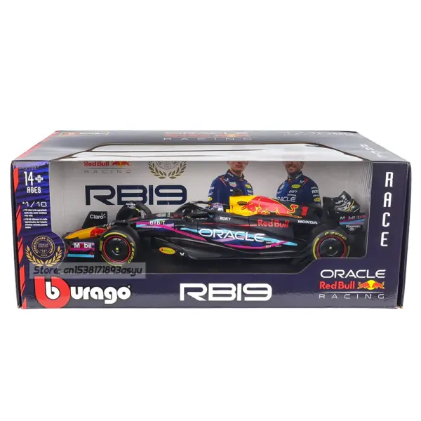 Bburago 1:18 Red Bull Racing RB19 Model Car - Image 6