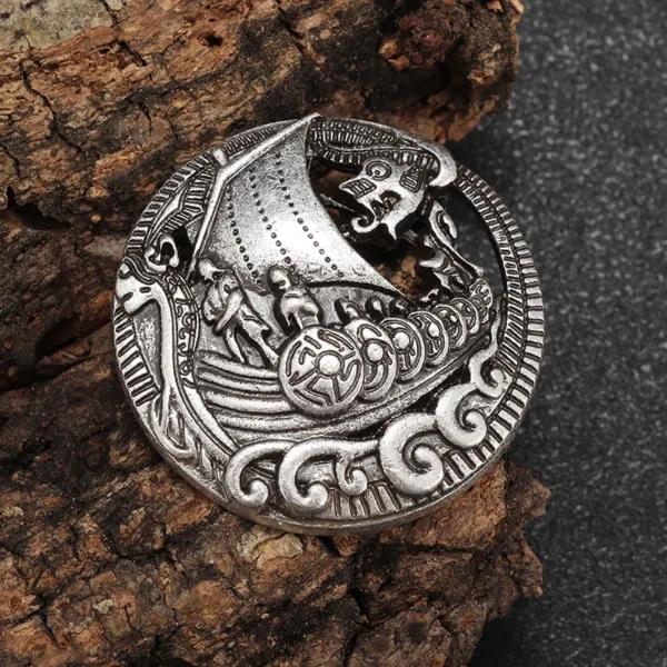 Norse Shield Brooch for Men and Women - Image 13