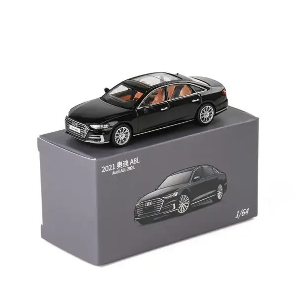 1/64 Audi A8L Diecast Car Model Toy - Image 12