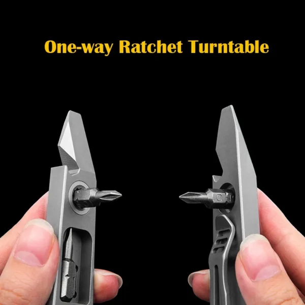 Titanium Alloy Ratchet Screwdriver Tool - Image 6