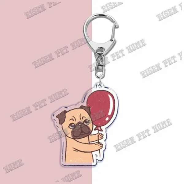 Cute PUG Keychain Pendant for All Occasions - Image 11