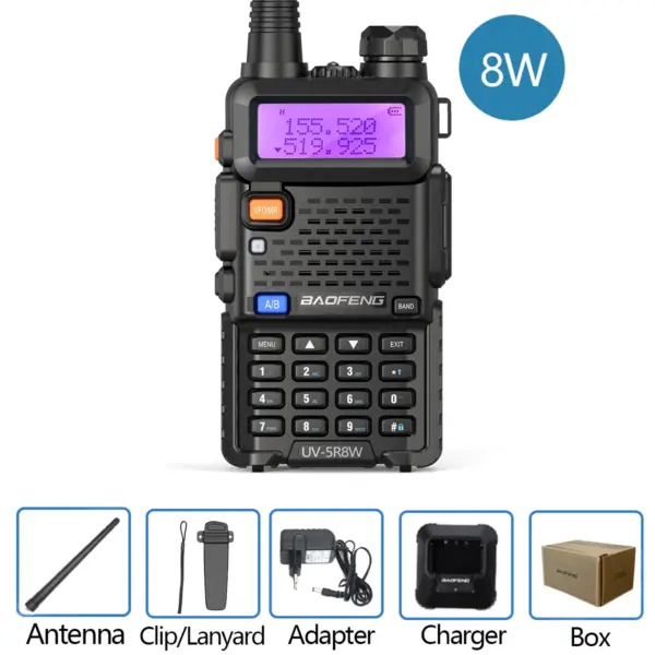 Baofeng UV-5R Dual Band Handheld Walkie Talkie - Image 10