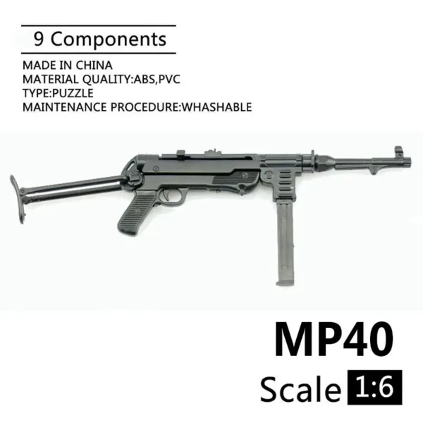 1:6 Scale MP40 Submachine Gun Model - Image 3