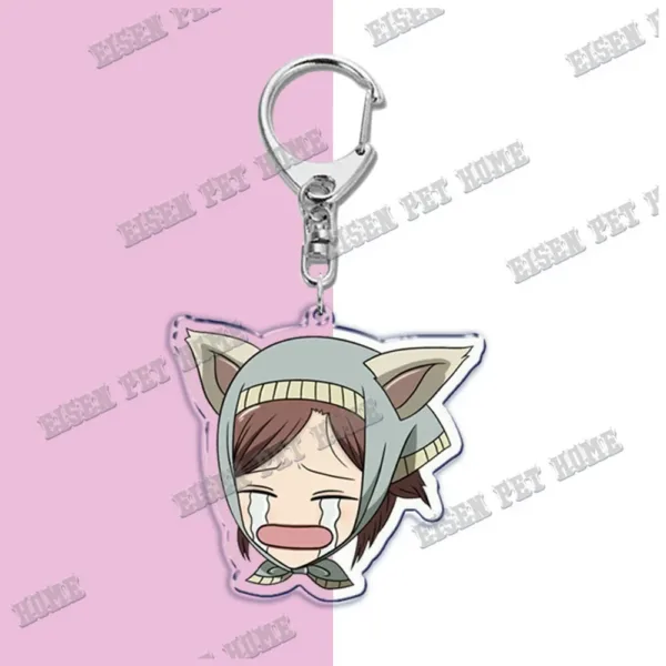 Nana Anime Keychain with Black Stones Pendant - Image 9