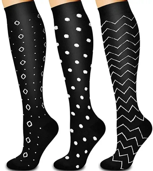 3 Pairs Compression Socks for Men and Women - Image 8