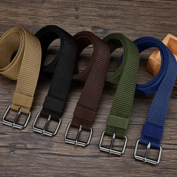 120 cm Versatile Canvas Belt for Men - Image 6