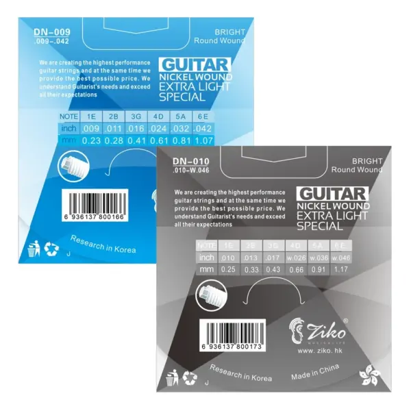 ZNIKO DN Series Electric Guitar Strings 009-046 - Image 2