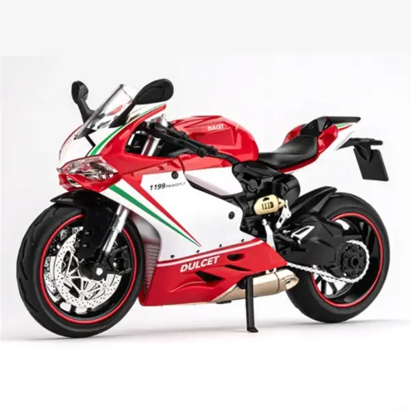 1:12 Scale Ducati Racing Motorcycle Diecast Model - Image 8