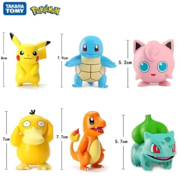 Pokemon Anime Action Figure Set 5-8cm