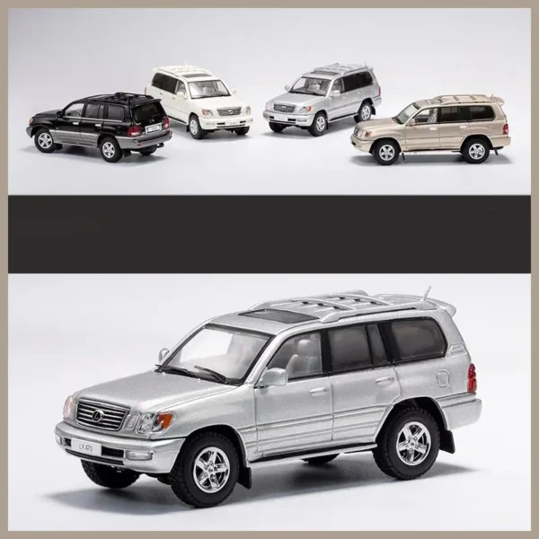 1:64 Scale Alloy Lexus LX470 Model Car - Image 3